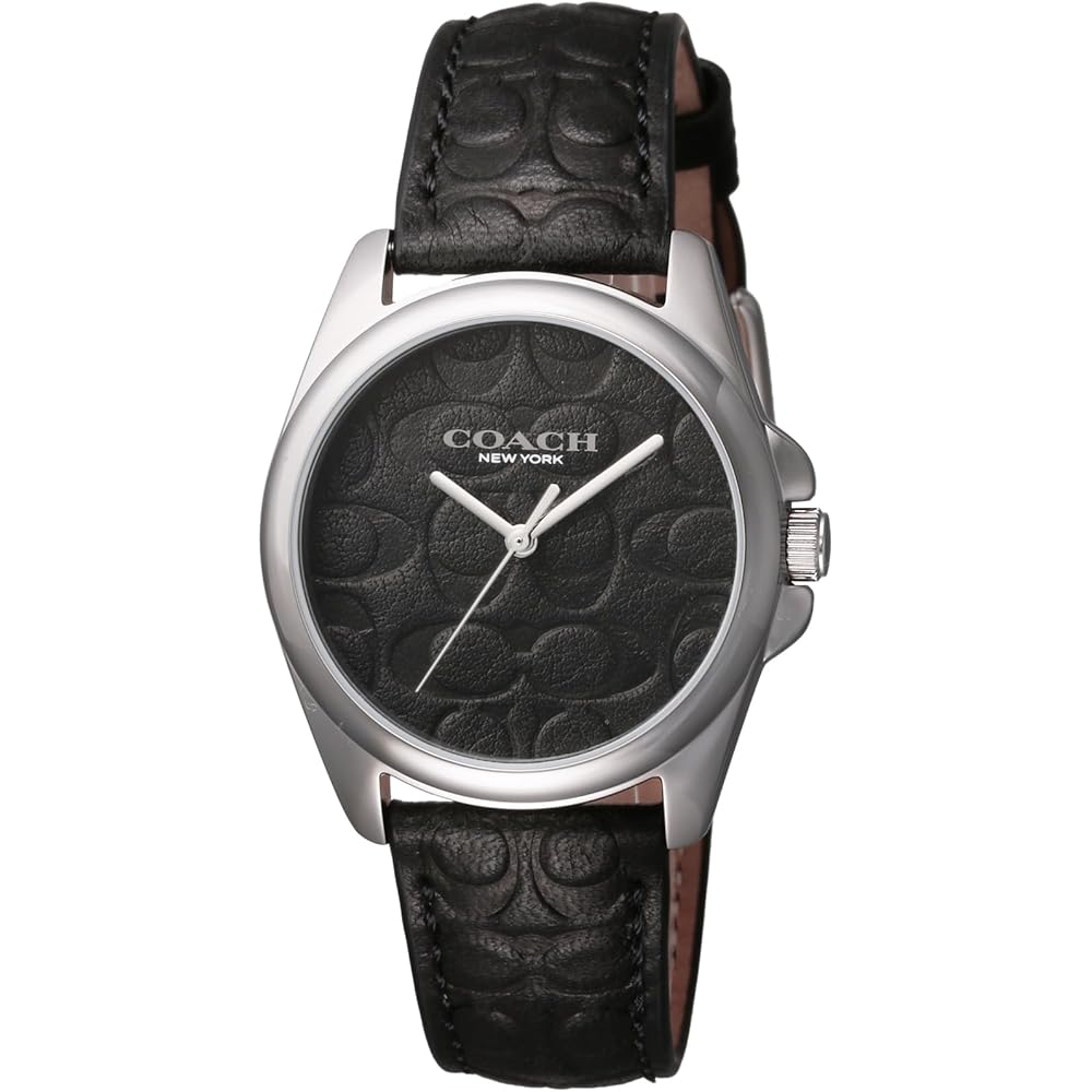 Coach Greyson Black Dial Stainless Steel Quartz Watch 36mm Water Resistant Women s Black