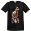Max Holloway Blessed MMA Kämpfer Tätowiert Kampfsport Grafik T-Shirt Tee Kunst