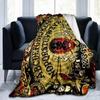 Cat Skulls Board Throw Blanket Witchy Premium Blanket Gothic Home Decor Goth Blanket Halloween Decor Witchcraft Blanket