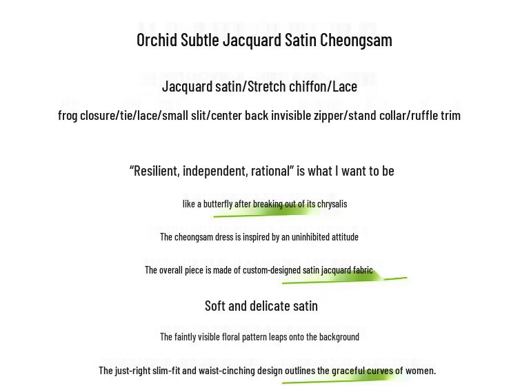 JK&JS Modern Chinese Style Qipao Dress