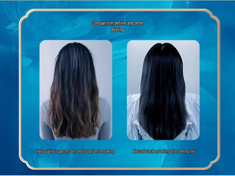 Plant-Based Gray Hair Dye Cream - No Damage, No Peroxide or Ammonia