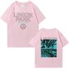 2025 Hot Sale Linkin Park From Zero World Tour Short Sleeve T-shirts Unisex Hip Hop Summer Cotton Men Women Oversized Tee Shirt