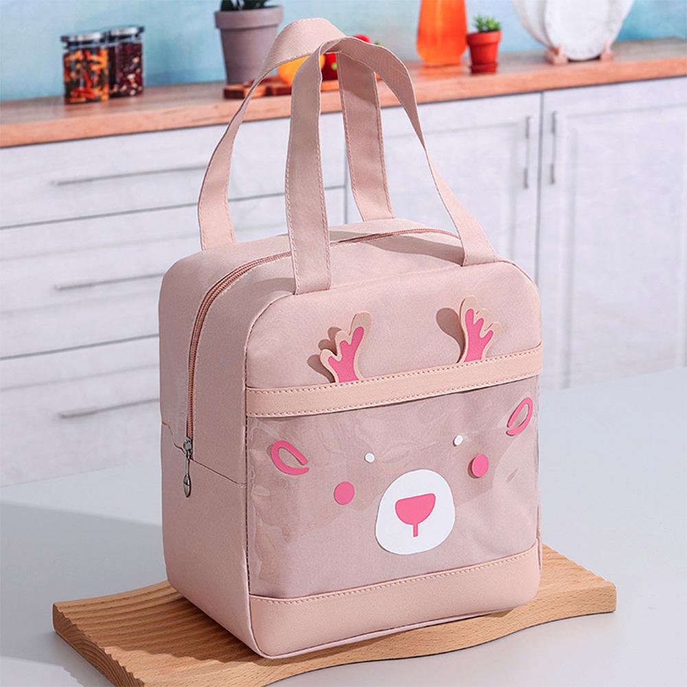 Portable Cooler Bag Waterproof Insulated Picnic Lunch Bag Box Ice Pack Lunch Box Food Carrier for Camping/BBQ/Outdoor Activities