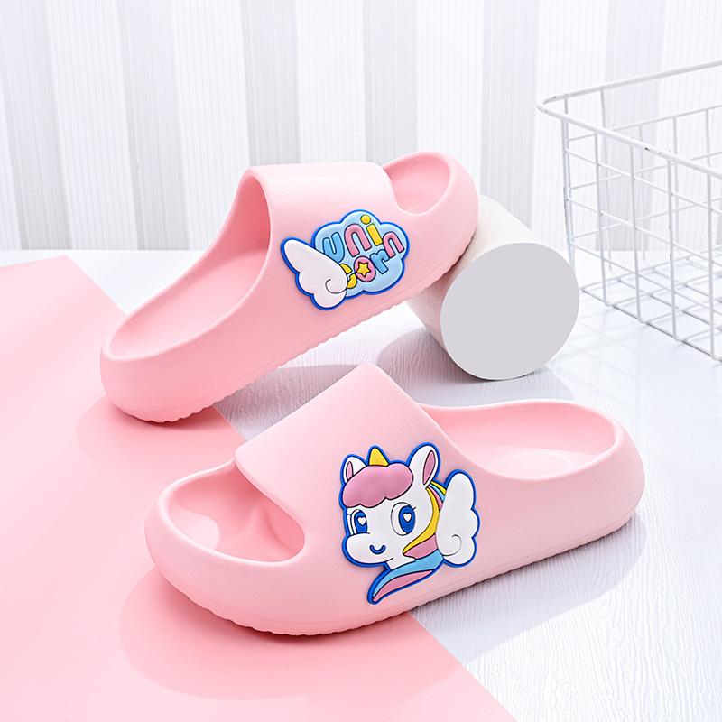 

Cute And Practical Kids Slippers Nonslip Breathable Eva Perfect For Fun Summer Light Pink,28/29