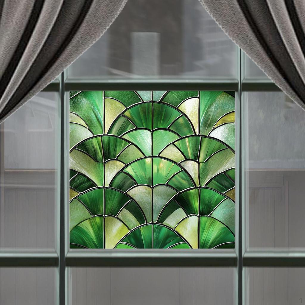 Window Cling Art PVC Sticker for Restaurant Shower Door Bedroom Bathroom