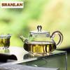 200ml Thickened Heat-resistant Glass Teapot Handmade Tea Infuser Pot Tea Soaking Kettle with Strainer Tea Ceremony Decoration