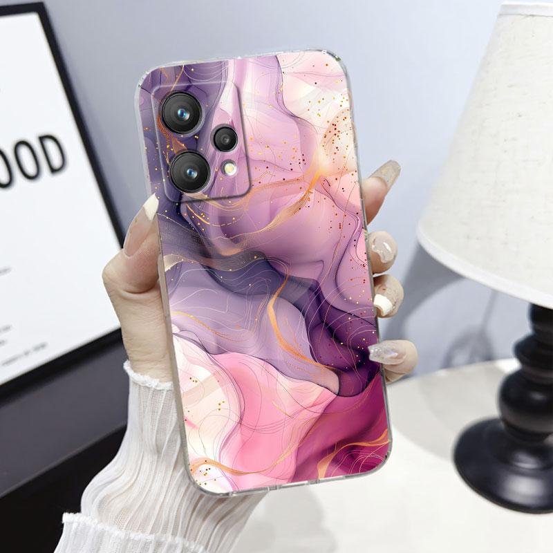 For Realme Narzo 50A N55 50A Prime 30A 50 4G Case Cover For Narzo 30 5G Marble Clear Soft Silicone Phone Case Fundas Cat Capa