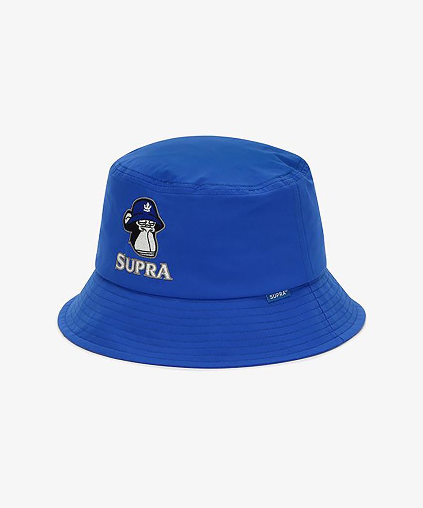 SUPRA Bayc One-Point Logo Bucket Hat (Blue)