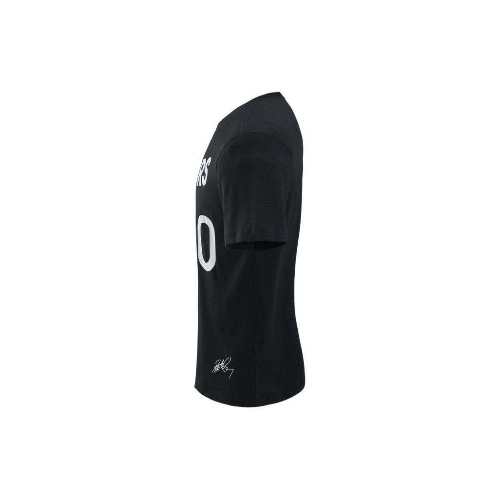 Nike Alphanumeric Print Crew Neck Pullover Short Sleeve T-Shirt, Golden State Warriors, Stephen Curry No. 30 Men Tops Black DM0407-010