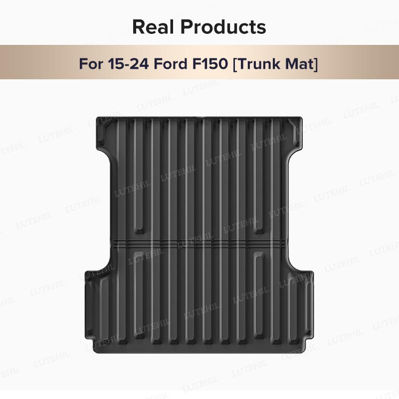LUTEHIL For Ford F150 2015-2025 2025 2025 2025 2020 19 All-Weather TPE Floor Mat Trunk Mat Carpet Cover Auto Interior Accessorie