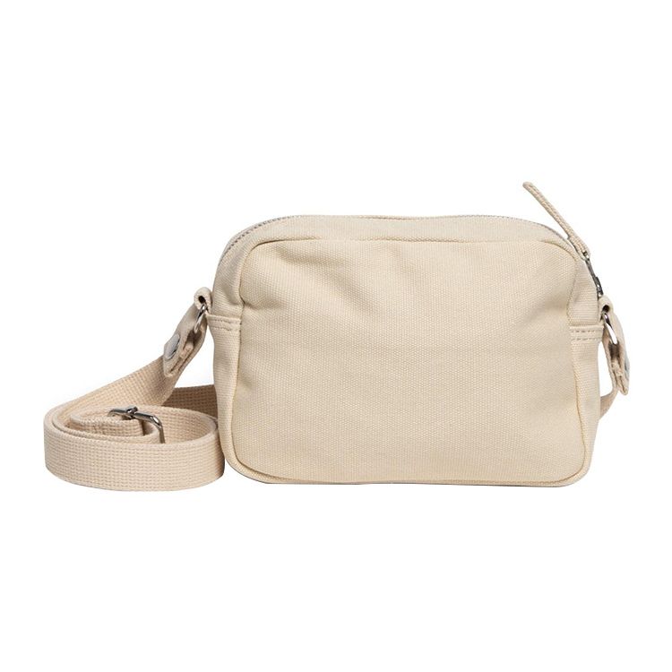 Stussy Adjustable Shoulder Strap Cotton Crossbody Bag Unisex bags Off-White 134255-NATL