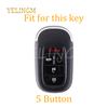 5 Buttons Auto Soft Tpu Car Key Case Cover For Honda Civic Accord Hr-V Cr-V Crv   Shell Fob Holder Car Accessories
