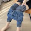 Plus Velvet High Waist Skinny Jeans for Women - Slimming, Thickened Pencil Pants