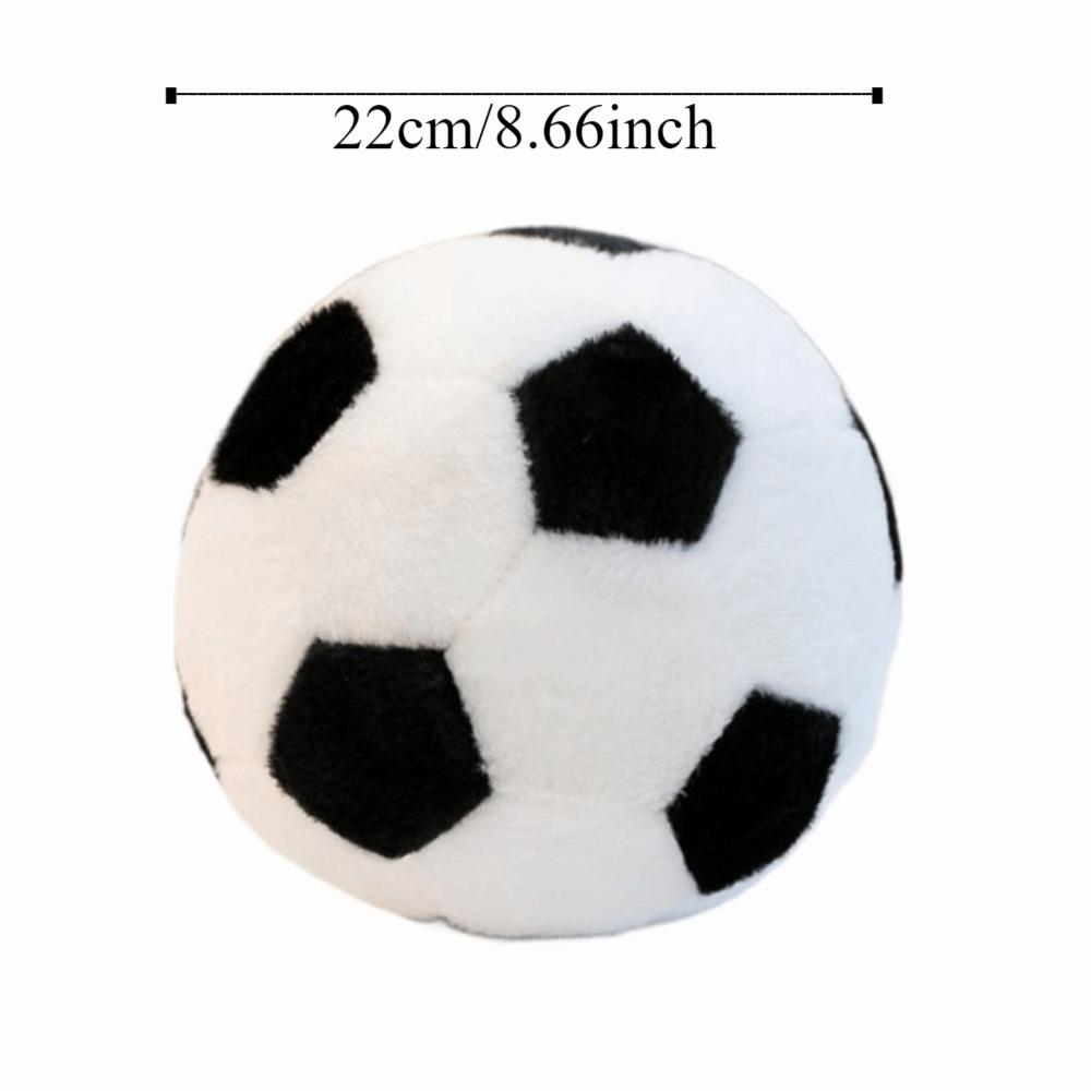 Stuffed Football Throw Pillow Doll Soft Football Plush Toy Round Football Dolls Kid Girl Boy