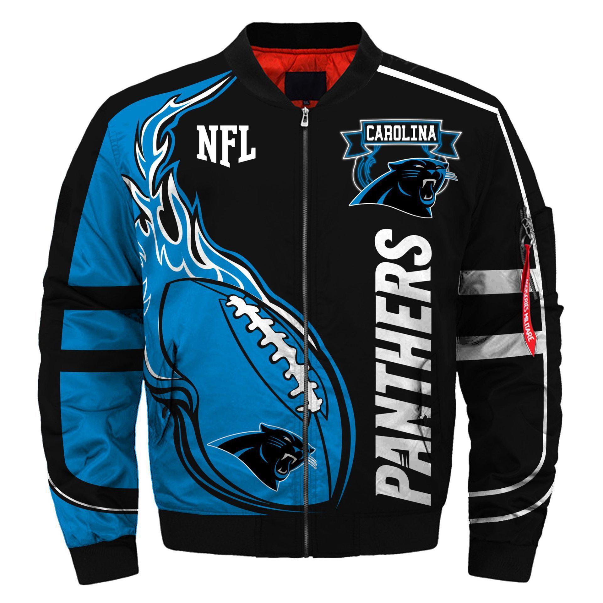 Discount Market Heren 3D Print NFL Falcons Rits Vliegjack 5XL