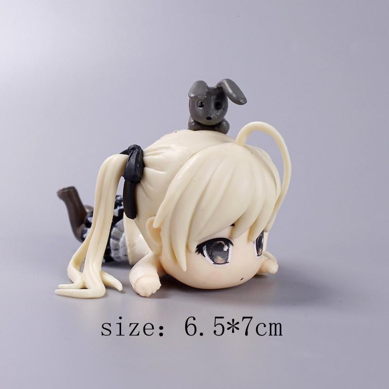 17 Stil Kasugano Sora Auto-Schmuck Hasenohr sexy Design Actionfigur Anime Host Computer Gehäuse Schreibtisch Dekor Auto-Schmuck Spielzeug