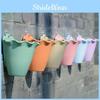 Hängepflanzer Plastik Blumentopf Wandblumentöpfe Garten Balkon Zaun Dekoration