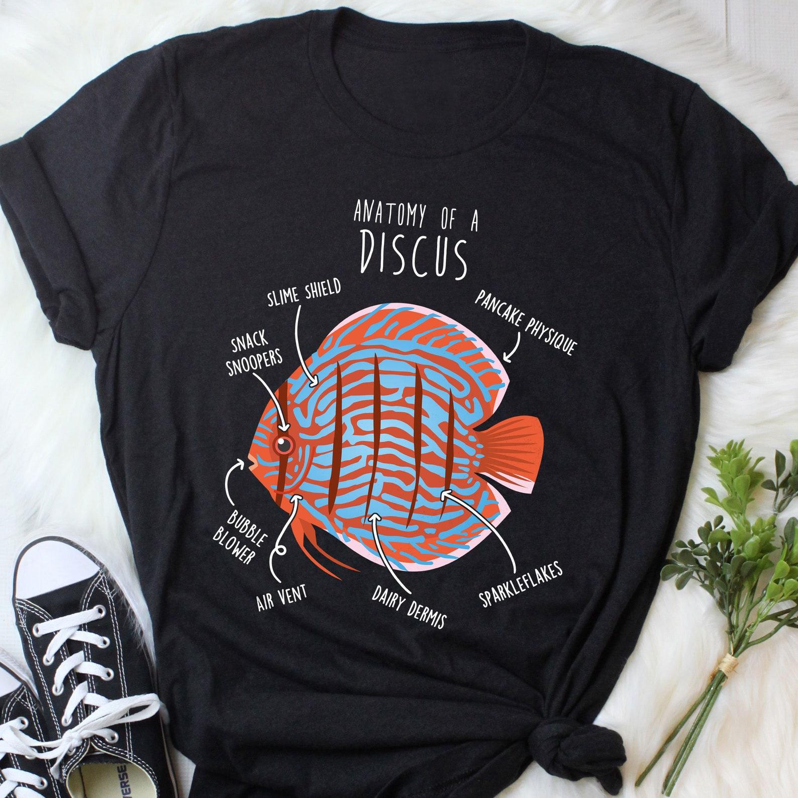 Discus Fish Shirt, , , Funny Aquarium Lover Gift, Cute Pet Fish T-shirt, Fish Keeping, Tropical Tank Tshirt Mom Dad, Fish Keeper Red 150