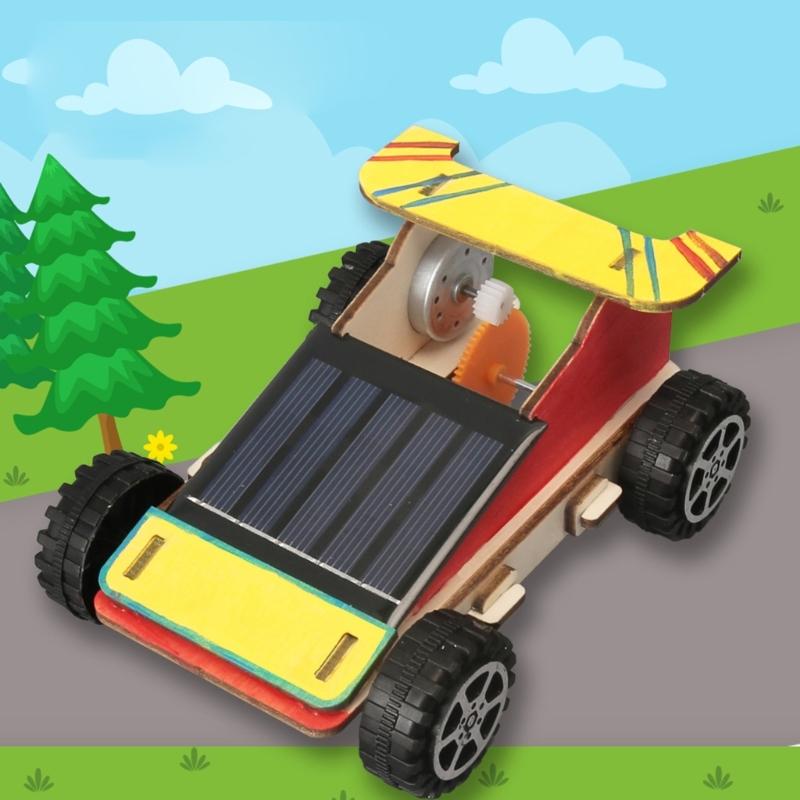 Kits Science Toy Assemble Solar-Powered Car Models Kits Science Experiment For Exploration Educational STEM Toy