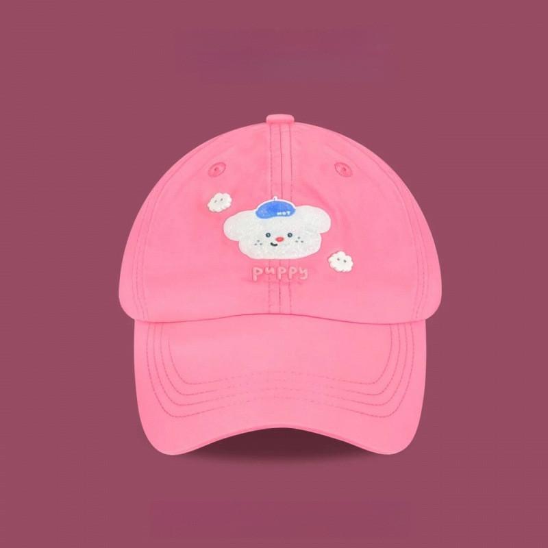Cloud Dog Cartoon Embroidered Baseball Cap With Sun Protection For Spring Summer Casual Wear