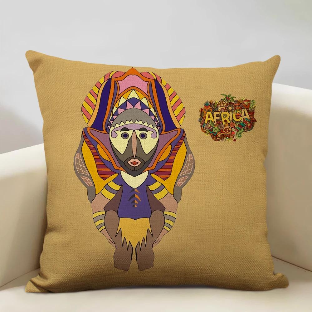 Ethnic Tribe Decorative Throw Pillow Case African Pattern Cushion Cover Home Sofa Decor Pillowcase Universal in All Seasons