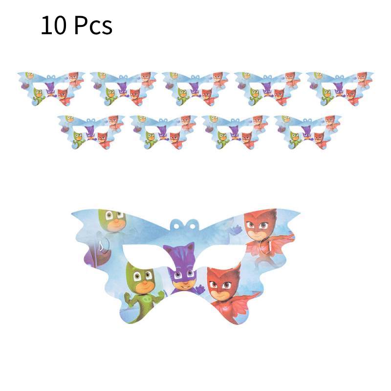 Kids Pjmask Birthday Party Supplies Tableware Decoration Plates Cartoon Cups