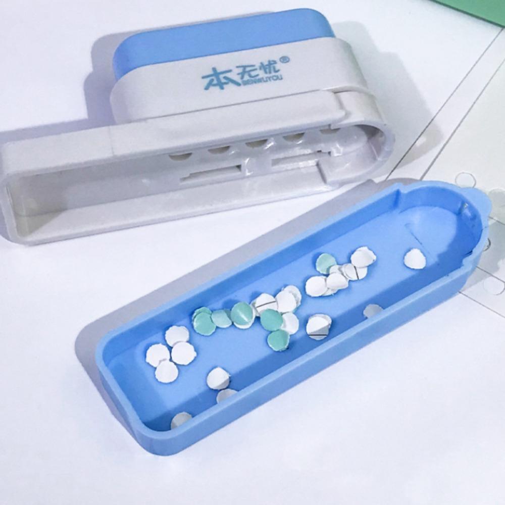 6mm 5-Hole Paper Punch Portable Standard Hole Punch Hand Account Hole Puncher  Notebook