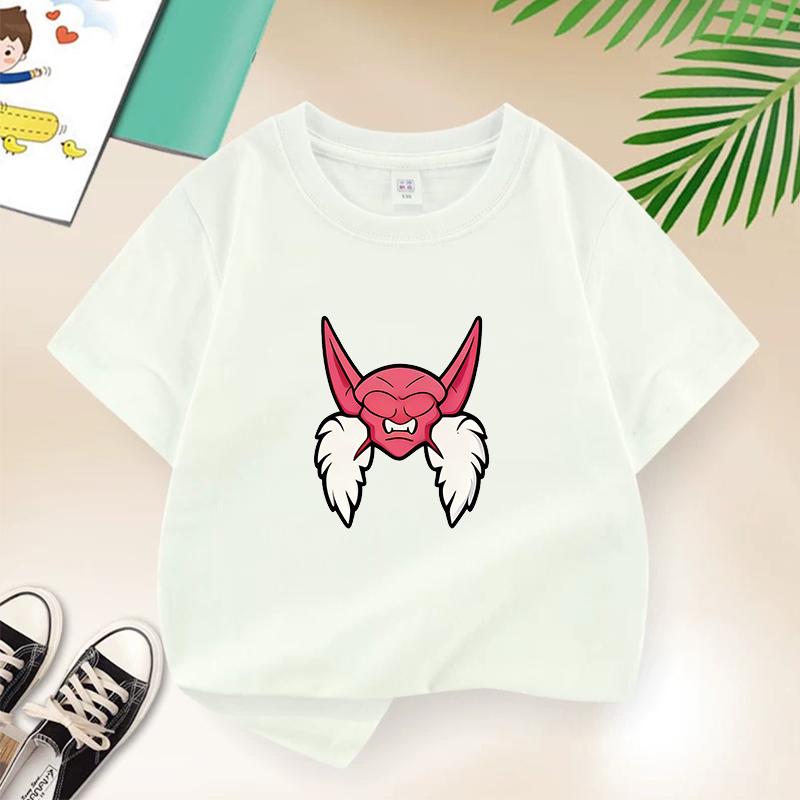 Dragon Ball Summer White Childrens Letter AW Printed Short Sleeve TShirt for Boys and Girls Cute Casual Tee Suitable As AGift