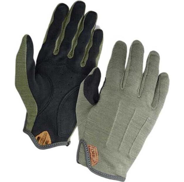 Велоперчатки Giro D Wool (оливковый) S