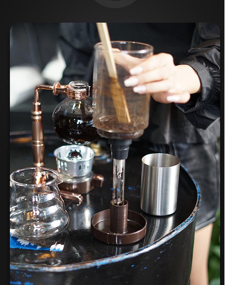 Household Glass Siphon Coffee Maker Set - 3 & 5 Serving Options