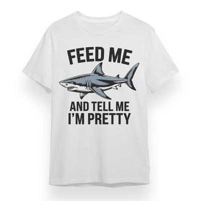 Men's Plus Size T-Shirt Mens Womens Tees Top With Feed Me And Tell Me Graphic Unisex 100% Cotton Tee