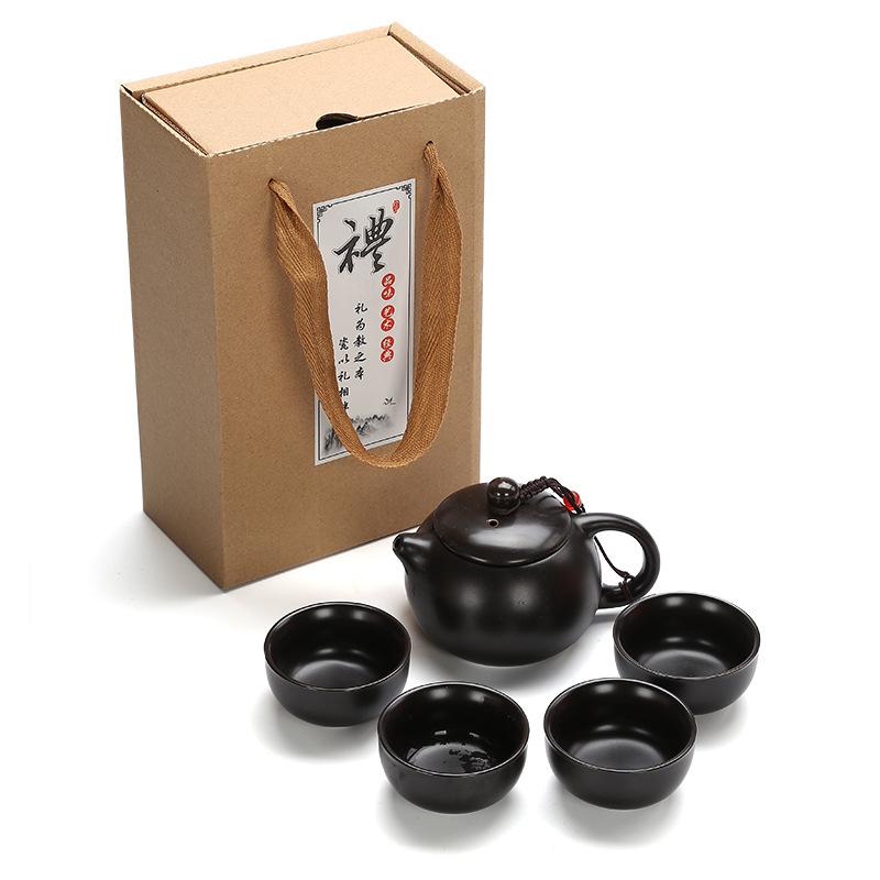 Matná cestovní domácí rychlá čajová šálek přenosná malá sada high-end čajová konvice čajový šálek dárek s vlastním potiskem