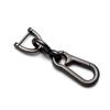 Men's Metal Horseshoe Buckle Keychain with Figure 8 Pendant - Creative Gift Keyring for Waist Hanging
