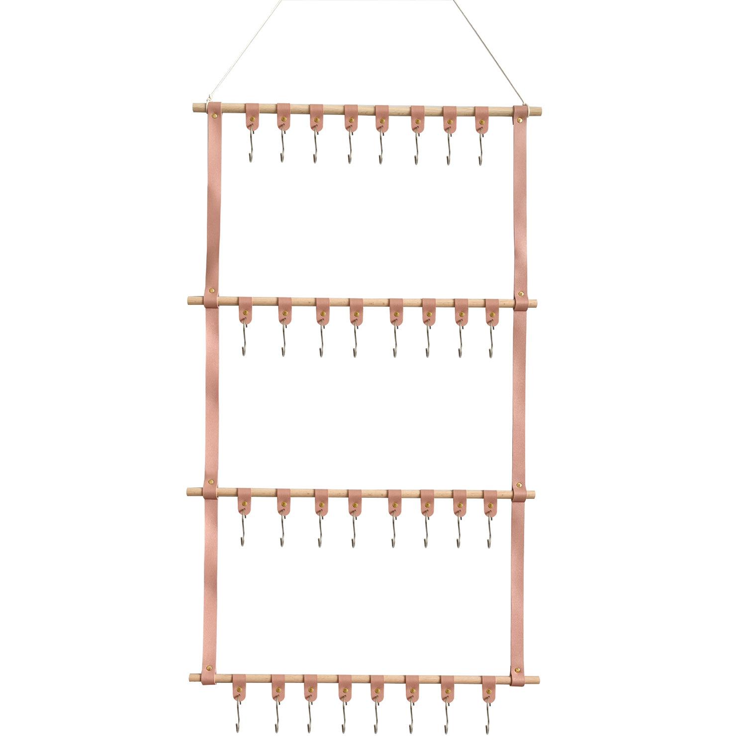 

Creative Hair Accessory Hair Clip Storage Rack Hair Accessory Collection Rack Home Wall Hanging Decoration рожевий