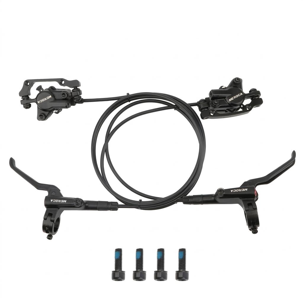 Hydraulic Disc Brake Dual Piston Mountain Bike Brakes Compatible with Multiple Models