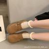 Retro platform lazy Polken single shoes women 2025 spring and autumn Korean version of the new one-pedal ugly cute big head single shoes women