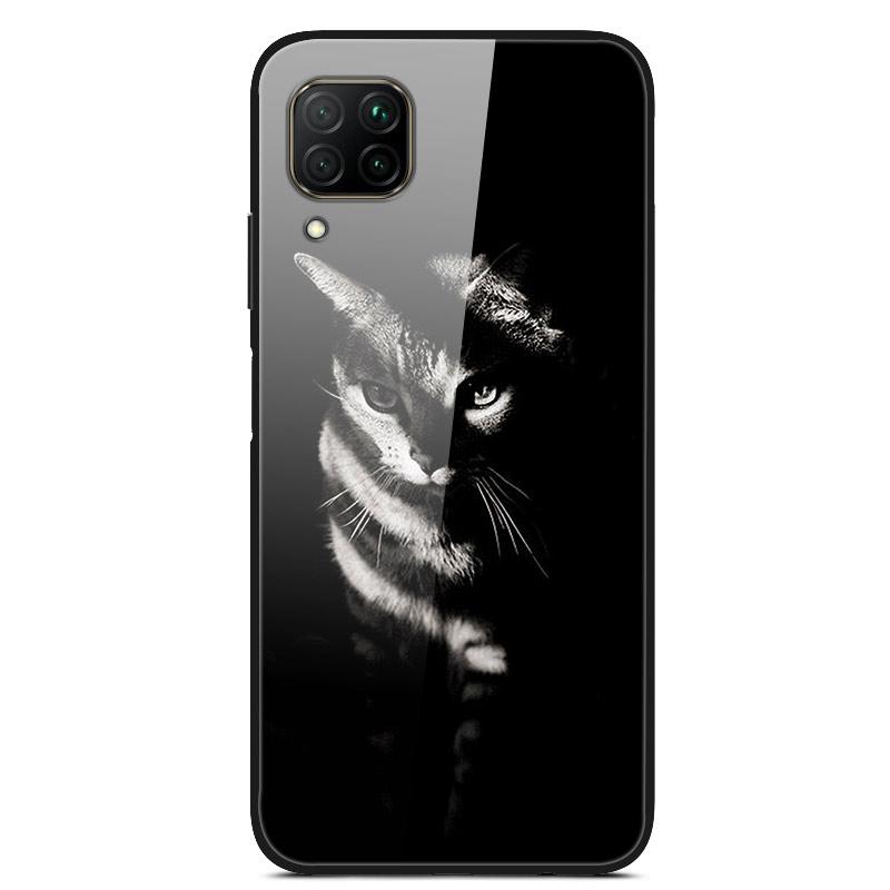 Luxury Cover Case for Huawei P40 Lite Tempered Glass Cover for Huawei P40 Lite E Phone Case for Huawei P 40 Lite Coque P40Lite E