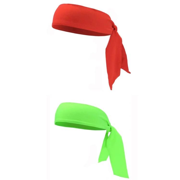 Elastic Sports Ribbon Pirate Sweatband for Tennis Unisex Men Women Teens Headband Gym Fitness Yoga Hair Bands Athletic Headwear
