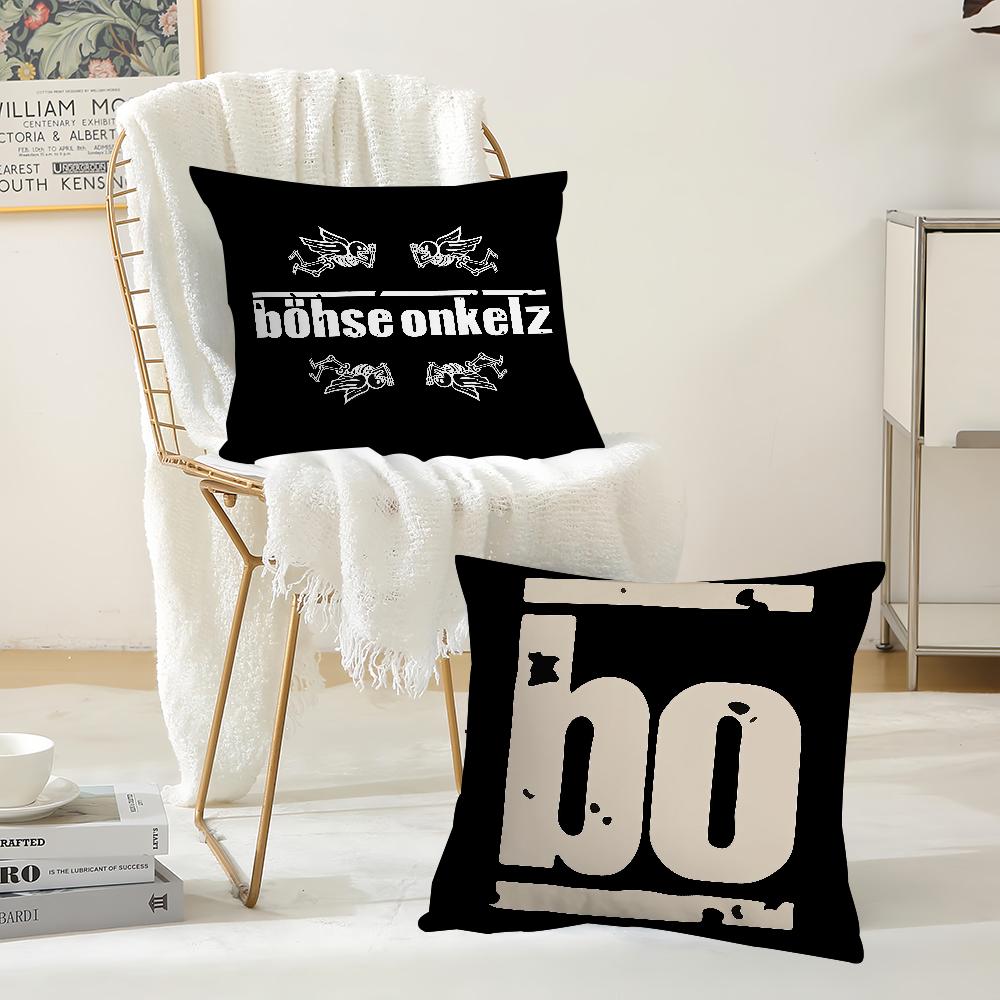 BBohse OOnkelz Rock Pillow Case Suitable For Bedrooms Living Rooms Cars Home Decoration