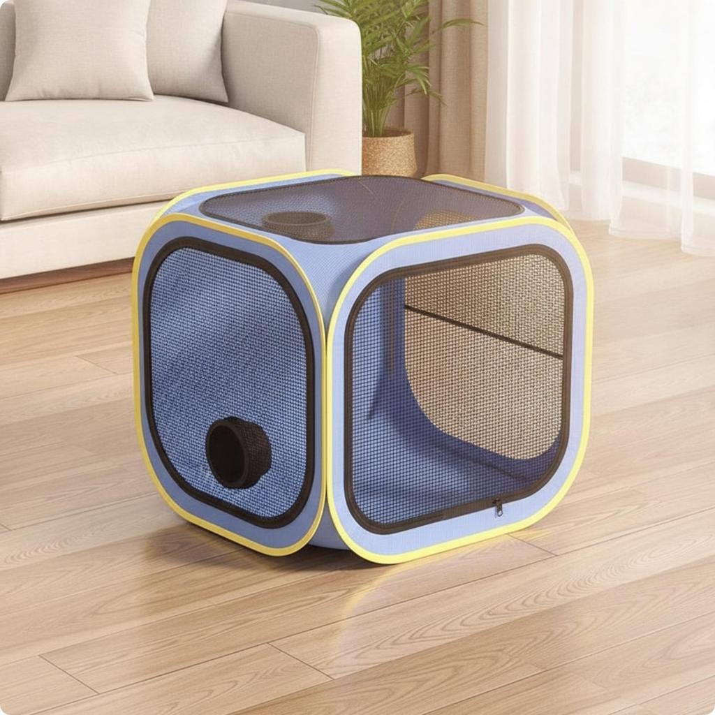 Enclosed Pet Drying_room Room Quiet Box with Automatic Dryer Hands for Cat Owners,
