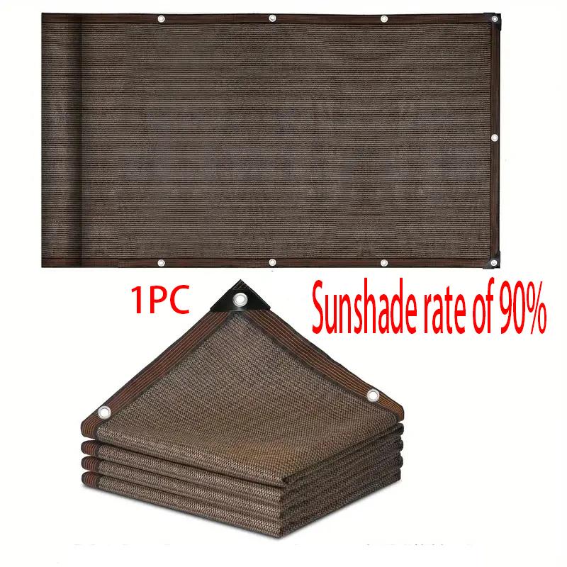 Outdoor Beige Shading Net, UV Protection, Plant Shed, Outdoor Sunshade Umbrella, Mesh Cloth, Sunscreen Cloth