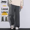 JEEP SPIRIT Herr Bomull Lös Rakt Ben Casual Sportbyxor