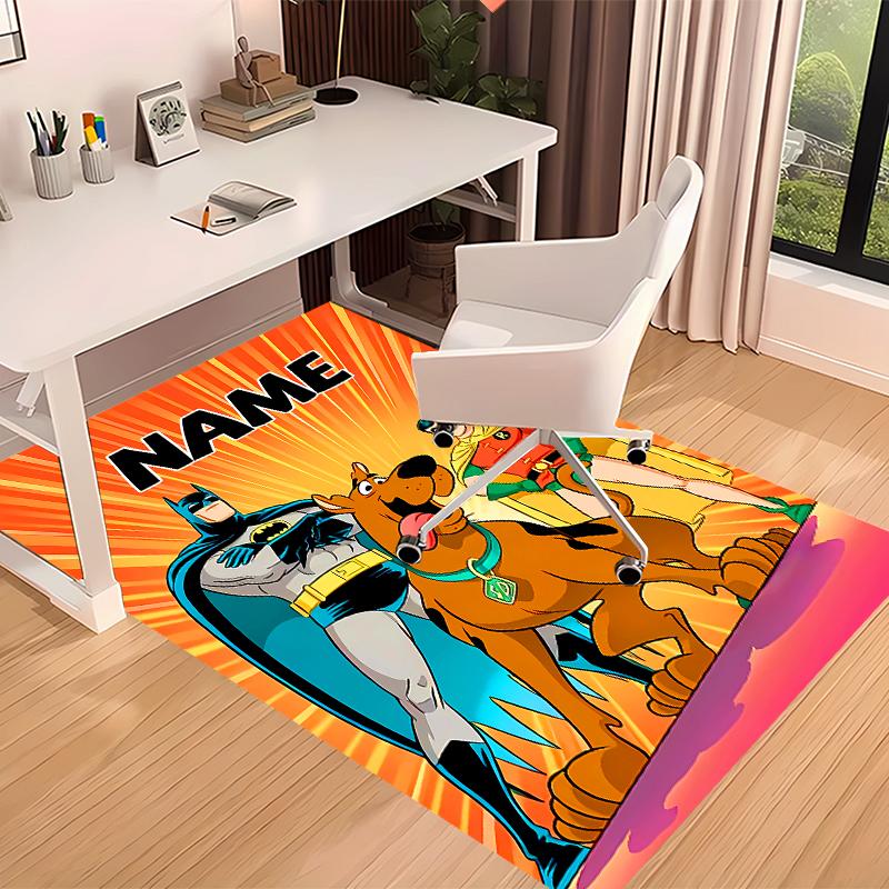 Custom Personalization Scooby-Doo Print Area Rug - Soft, Washable Non-Slip Indoor Mat,Living Room,Home&Office Decorative Rug