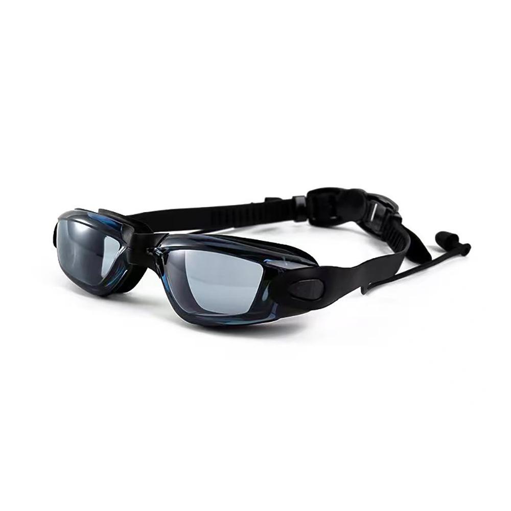 HD Anti-Fog Waterproof Adult Swim Goggles with Adjustable Strap