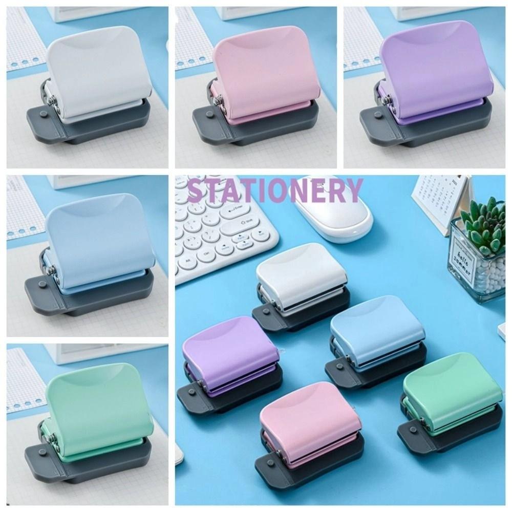 DIY Scrafts 6-hole Paper Punch Paper Cutter DIY Hole Punch 5 Color Loose-leaf Punch  School