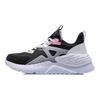 Li Ning EXD Shock Absorption Rebound Sports Shoes Women Sneakers Black White AGLR002-2