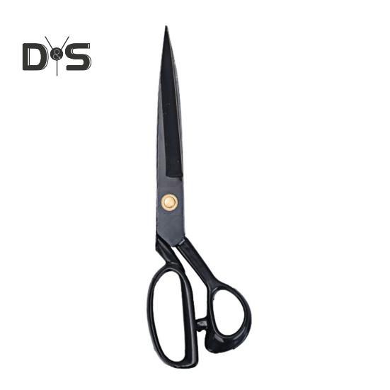 

Ножницы портновские из высокоуглеродистой стали с острыми лезвиями из металла, ножницы для ткани, многоцелевые, для портнихи, шитья, вышивки, искусственной кожи, ножницы для резки S чёрный
