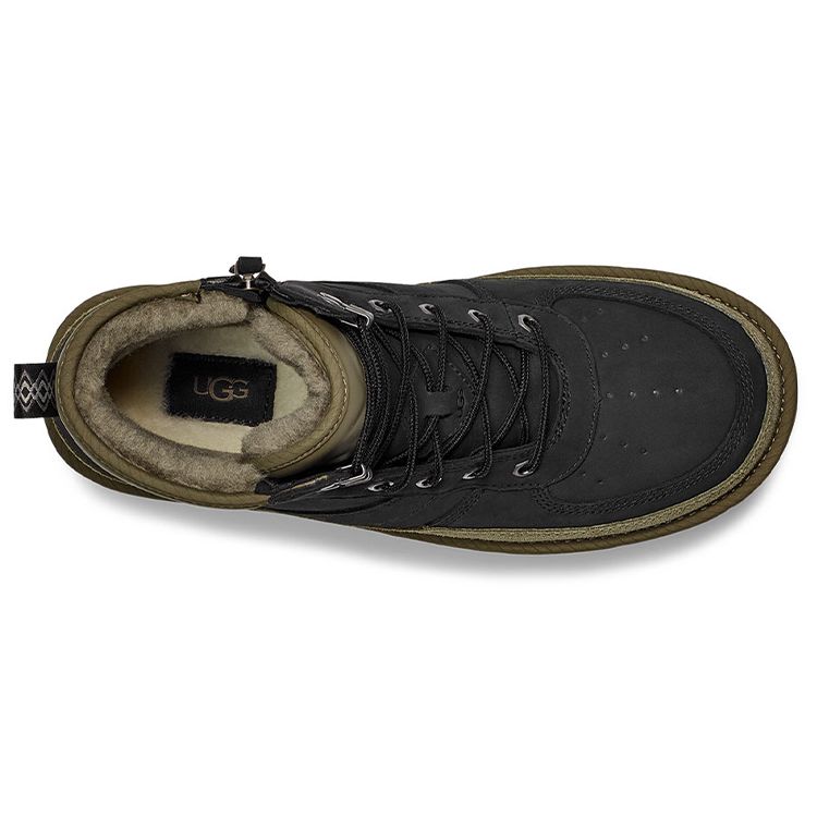 UGG Highland Comfortable Warm Short Mid-Calf Outdoor Boots Men Boots Black Green 1122170-BBONB