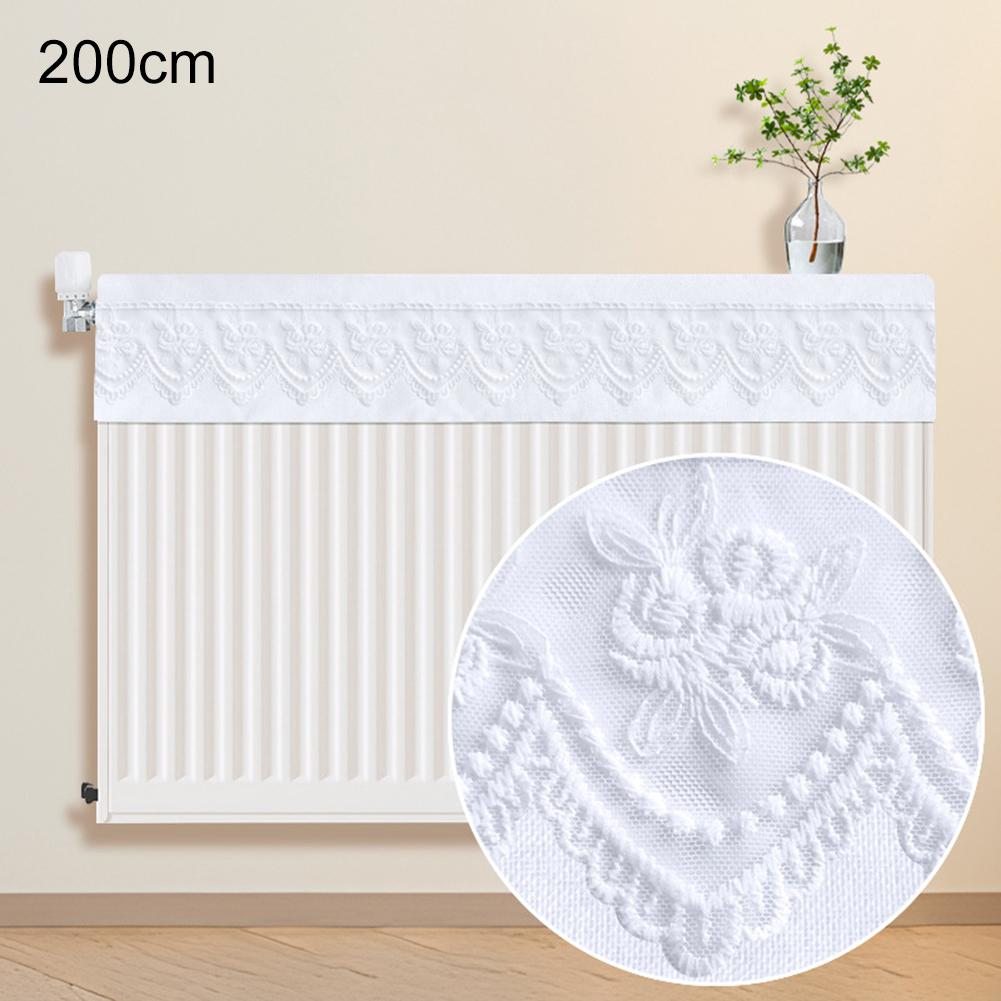 Decorative Dust Cover For Radiators Breathable Cover Lace Dust Cover Prolongs Lifespan Dust Protection Machine Washable