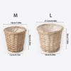 Handmade Woven Wicker Planter Flower Pots Perfect For Growing Herbs And Potted Plant Flower On Balcony and Bedroom